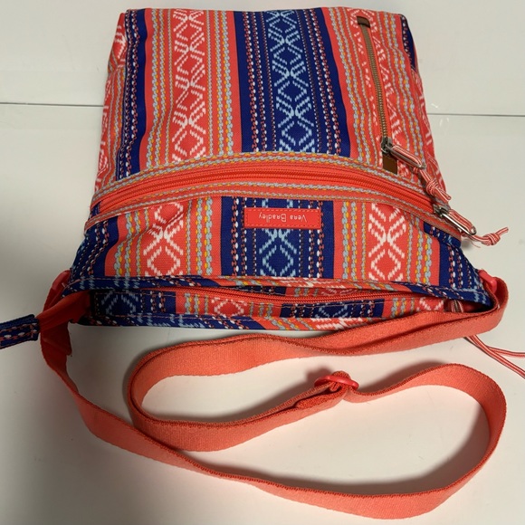Vera Bradley Bright Serape Artsy Stripe Messenger Bag Travel Ready Crossbody - Picture 10 of 15